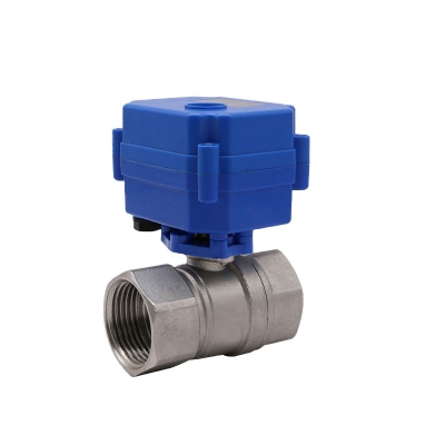 Motorized Ball Valve 2-way Stainless Steel Ele...