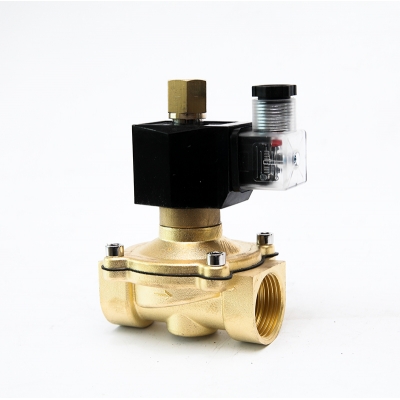 Normally Open Solenoid Valve Brass 2 Way Electric Water Valve 220VAC 24VDC 12VDC 24VAC 110VAC 